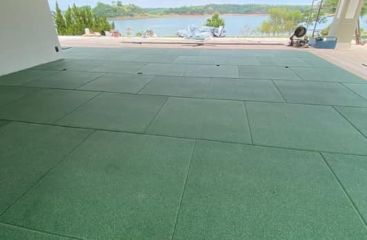 Vista geral da academia