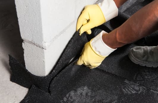 Manta acústica para contrapiso